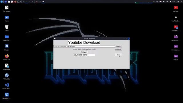 Youtube Download Python Using tkinter and pytube смотреть онлайн