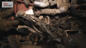 Демонтаж и разбор двигателя и КПП Mitsubishi Outlander XL.