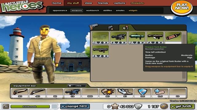 PRO GUNNER GUIDE | Battlefield Heroes | Pt. 1 - BEST WEAPONS! смотреть онлайн