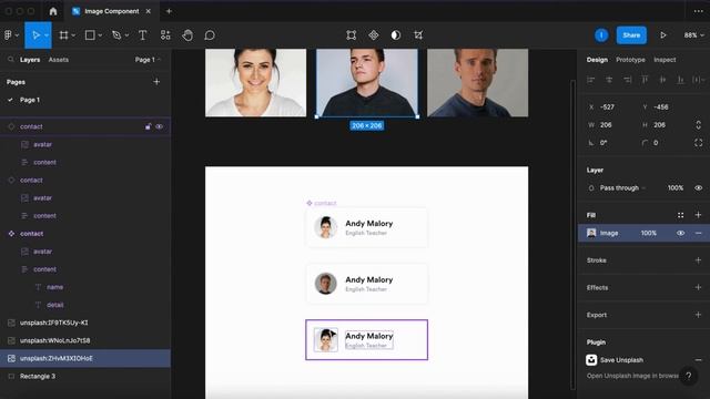 How To Change an Image Inside a Component on Figma смотреть онлайн