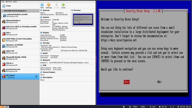 Install Security Onion as an Import node in VirtualBox смотреть онлайн