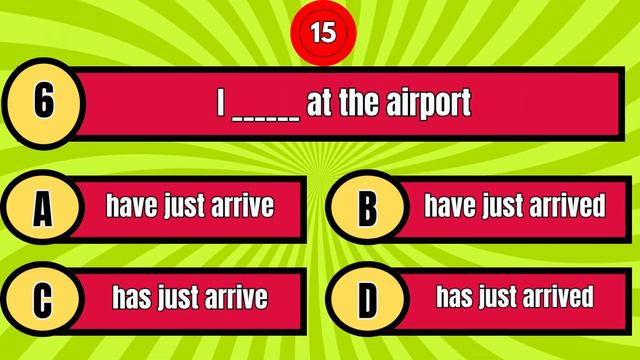 Present Perfect Quiz Can You Pass This Quiz | Present Perfect Quiz | Test Your English Knowledge #1