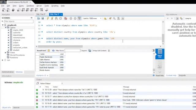 ?Pattern Matching in SQL | Like and iLIKE Function in SQL | SQL For Data Analytics 2022 | SimpliCod смотреть онлайн