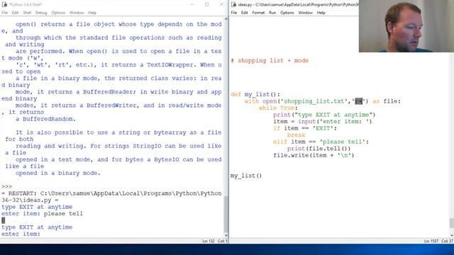 Python Basics Open Function + Mode смотреть онлайн
