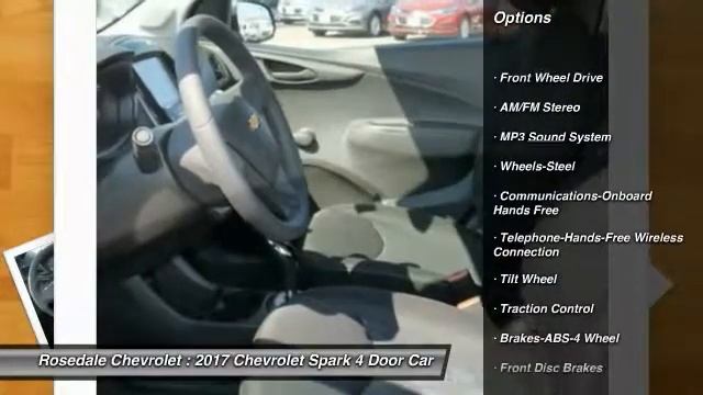 2017 Chevrolet Spark Roseville, Fridley, St. Paul, Minneapolis 170285 смотреть онлайн