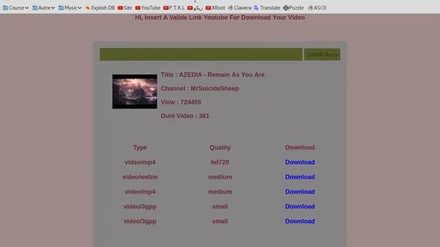 Script PHP To Download Video From Youtube смотреть онлайн