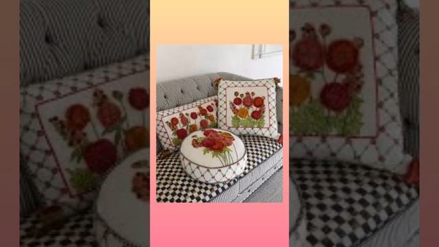 Подборка шитых подушек из интернета.