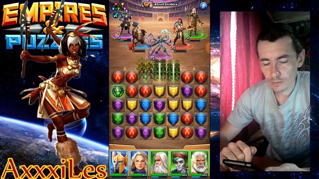 Empires and puzzles. Турнир для 4: Мощное усиление без жёлтых. День 4. смотреть онлайн