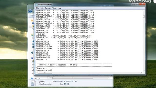 install intel hd graphics 630 on windows 7(Cài đặt HD630 win7) смотреть онлайн