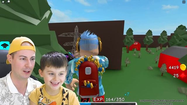 Из Маленького в ГИГАНТСКОГО РОБЛОКСЕРА! Мини vs Maxi Симулятор Roblox! ИГРАЗАВР смотреть онлайн