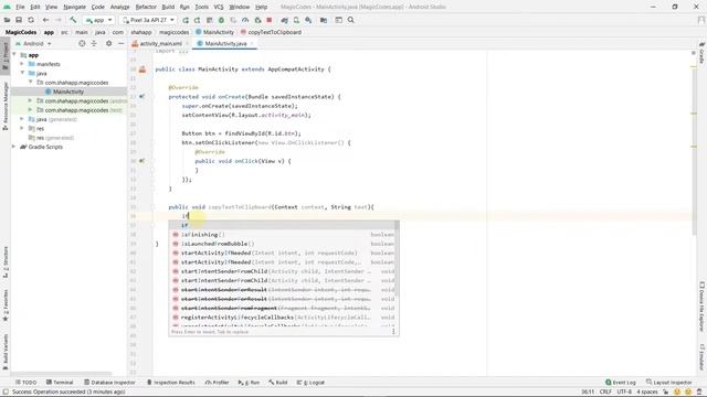 how to copy text to clipboard in android