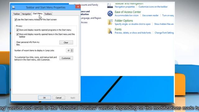 How to disable recent files on Windows® 10 Technical Preview смотреть онлайн
