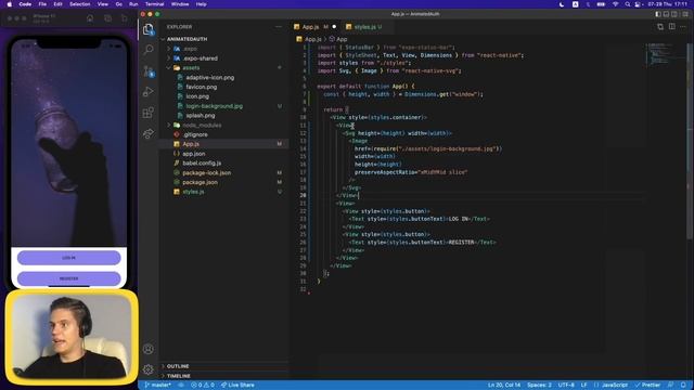 Animated Login Form in React Native (#1 UI) смотреть онлайн