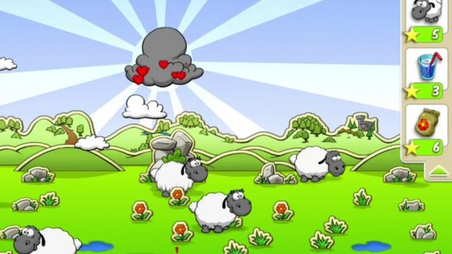 Clouds & Sheep Part 1 familiarity with sheep Walkthrough | Знакомство с овечками | Прохождение смотреть онлайн