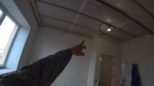 Натяжной потолок  на Мансарде.