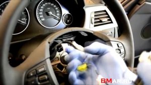 Снятие руля и подушки безопасности BMW F20 F30