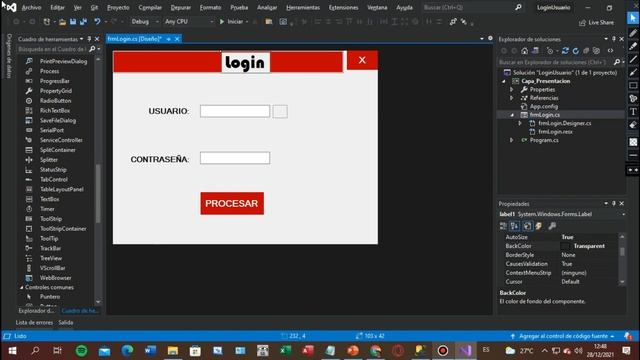 Login en c# Nivel Básico смотреть онлайн