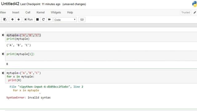 Tuple in Python смотреть онлайн