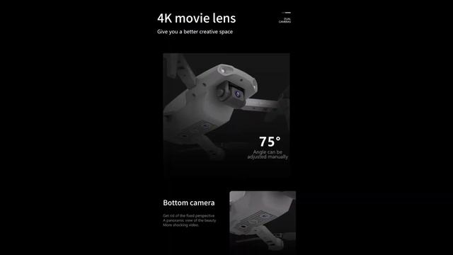 NYR E99 Pro2 RC Mini Drone 4K 1080P Dual Camera смотреть онлайн