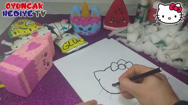 Kağıttan Hello Kitty Squishy Nasıl Yapılır - OYUNCAK HEDİYE TV смотреть онлайн