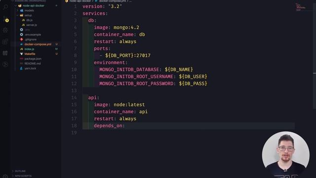 Criando um ambiente de API com NodeJs + MongoDB utilizando Docker e Docker compose смотреть онлайн