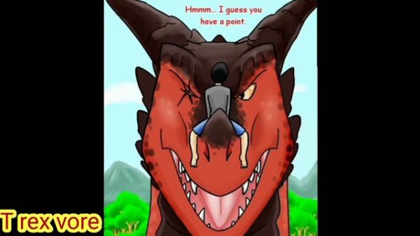 Top 3 Best Videos in the World (vore, динозавр, динозавр ест девушку)