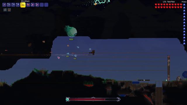 Terraria - Eternity Mode - Part 12 - Eye of Cthulhu Madness Begins смотреть онлайн