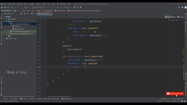 How to Implement Expanding Text using HTML Tag in Jetpack Compose | Android | Kotlin | Make it Easy смотреть онлайн