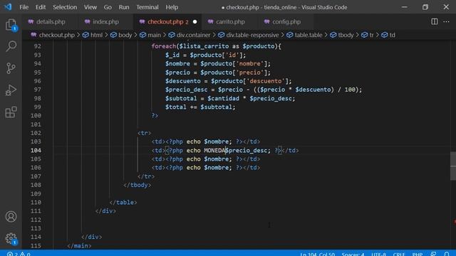 6. Tienda Online - Mostrar productos del carrito смотреть онлайн