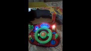 Видеообзор детская игрушка - Joy Toy Автотренажер, я тоже рулю "Руль"