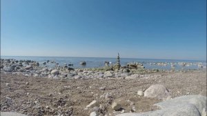 Stunning View On A Wild Beach Calm Water Noise And Relaxa