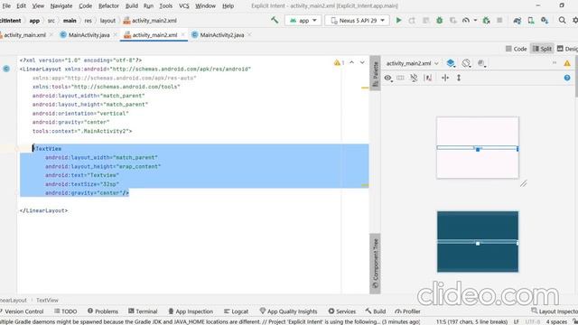 Send Data One Activity to another Activity | Android Studio | Java | Explicit Intent смотреть онлайн