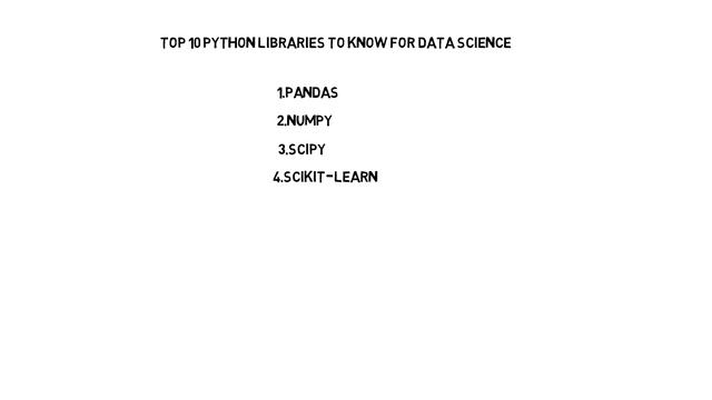 Top 10 python libraries for data science смотреть онлайн