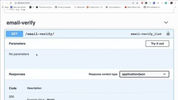 Swagger documentation for REST API . Django rest framework project tutorial6]