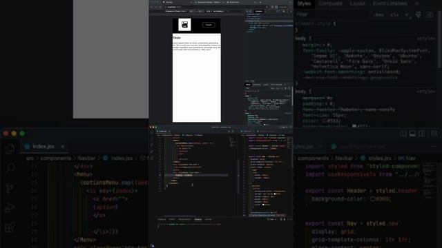 Creando un Navbar responsive con React ViteJS y styled components смотреть онлайн