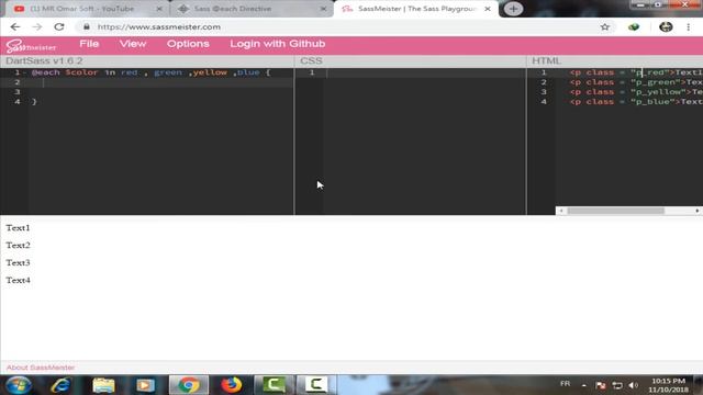 sass each directive смотреть онлайн