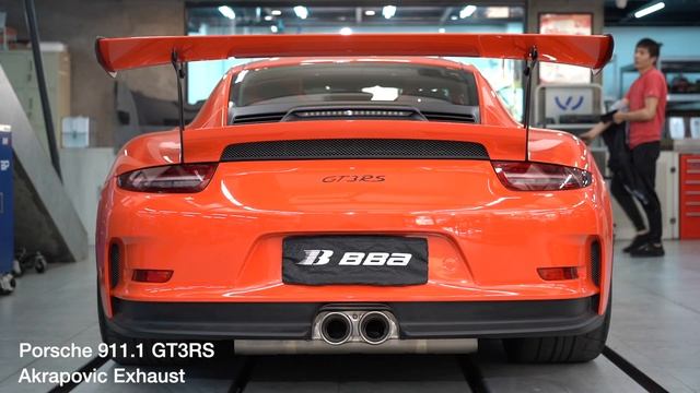 Akrapovic Exhaust Porsche 991.1 GT3RS