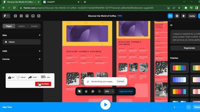 Framer New AI features + Chat GPT ? смотреть онлайн
