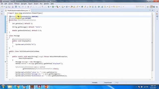 What are Built-In Annotations in Java? - @retention | Java annotations | Annotations in java смотреть онлайн