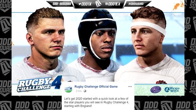 RUGBY CHALLENGE 4 *NEW* FIRST LOOK AT PLAYER SCANS 2020 смотреть онлайн