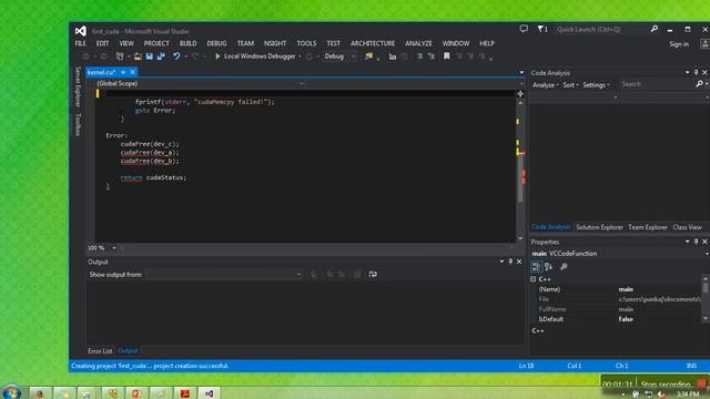 Cuda Tutorials - 4 # How to compile and execute cuda program in Visual Studio on Windows смотреть онлайн