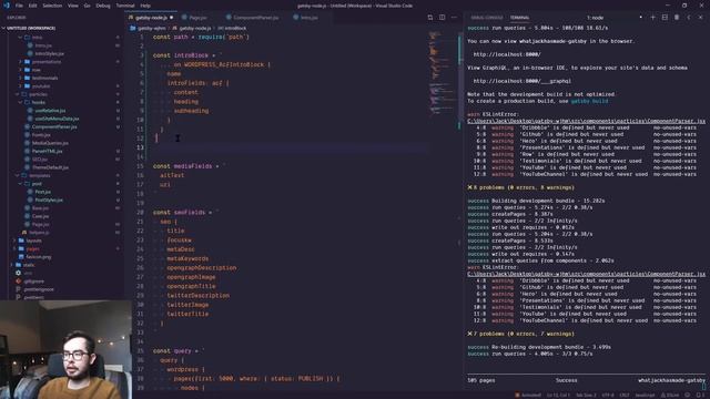 Gatsby & WordPress - 3.5. - Block to Component Parsing смотреть онлайн