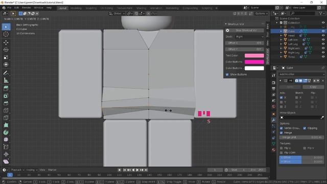 How to make a shirt for Roblox in Blender (read desc) смотреть онлайн