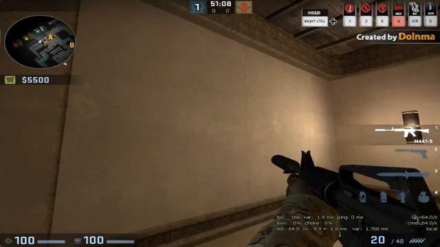 Раскидка на карте MIRAGE в CSGO. смотреть онлайн