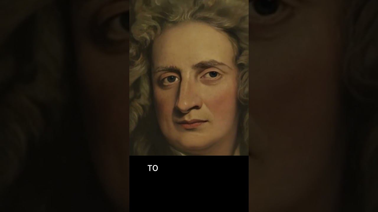 #Shorts Нейросеть оживляет. И. Ньютон смотреть онлайн