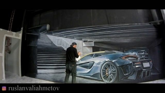 Wall painting.Airbrushing.Maclaren.Роспись стен. Аэрография смотреть онлайн