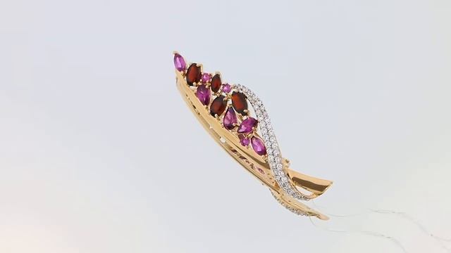 Золотая брошь арт. 740123 смотреть онлайн