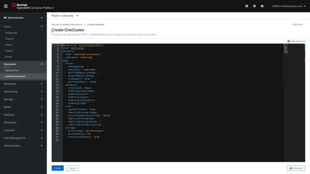 OpenShift - CodeReady Workspaces - Cloud Native Development Environments on OpenShift смотреть онлайн