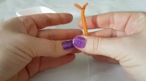 Крокусы из бисера!!! Мастер класс.