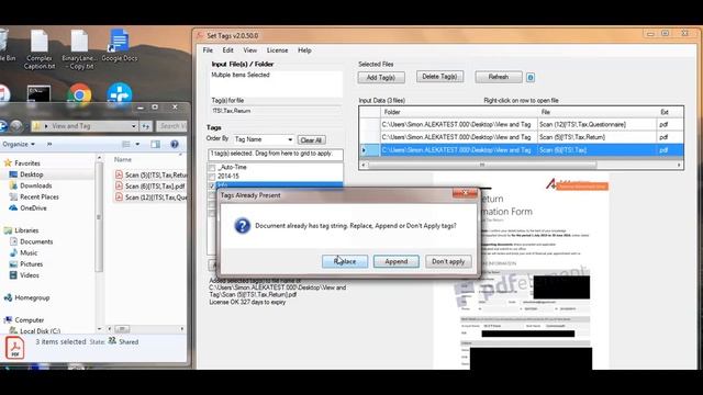 Set File Tags And View Tagged Files смотреть онлайн